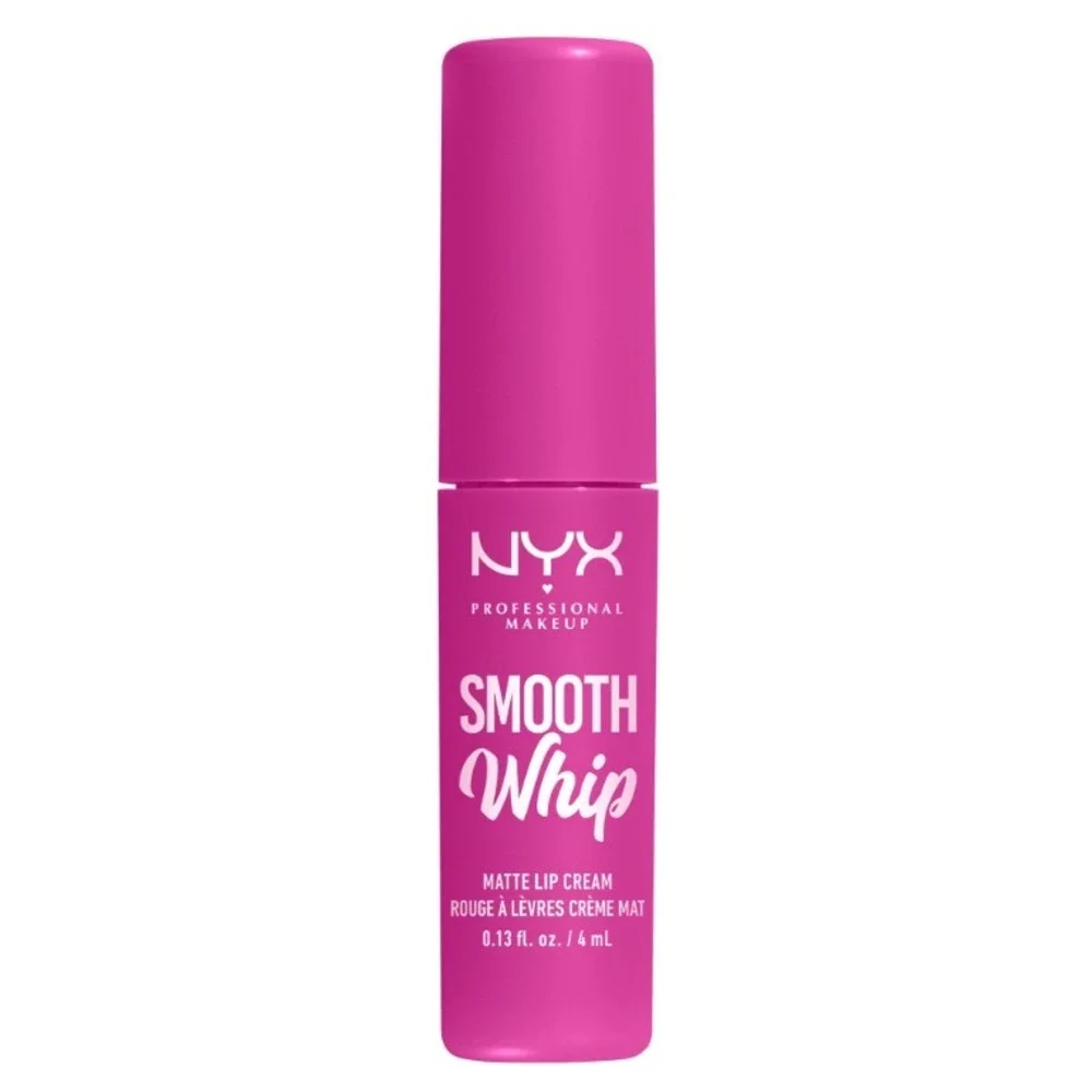 NYX Smooth Whip Matte Lip Cream Pom Pom‎ Pink 0.13oz 3 Pack Bundle